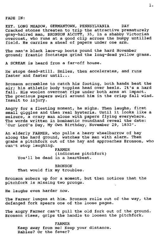 "Spinster", Page 1